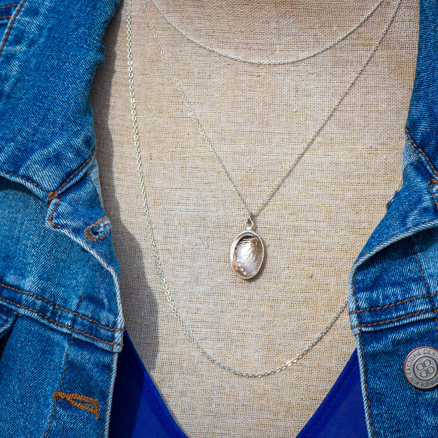 Paua shell pendant