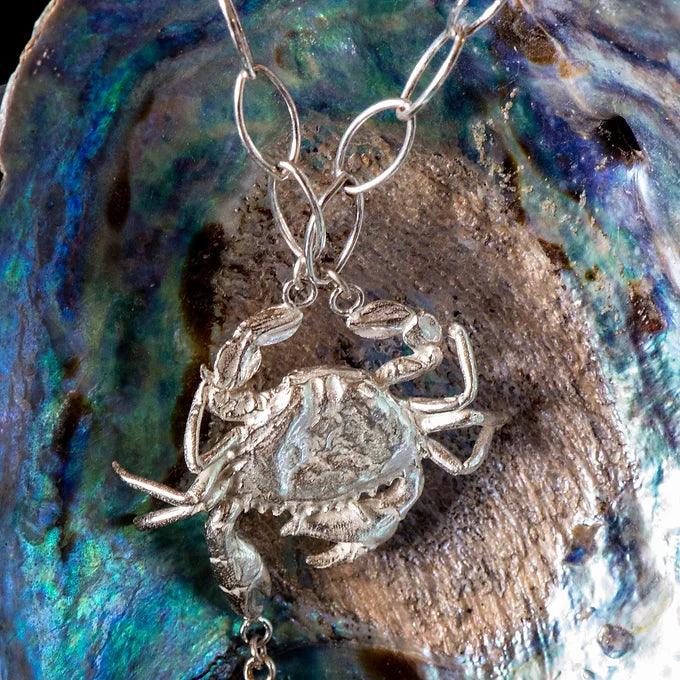 Crab Necklace - Gilded Kea Jewellery