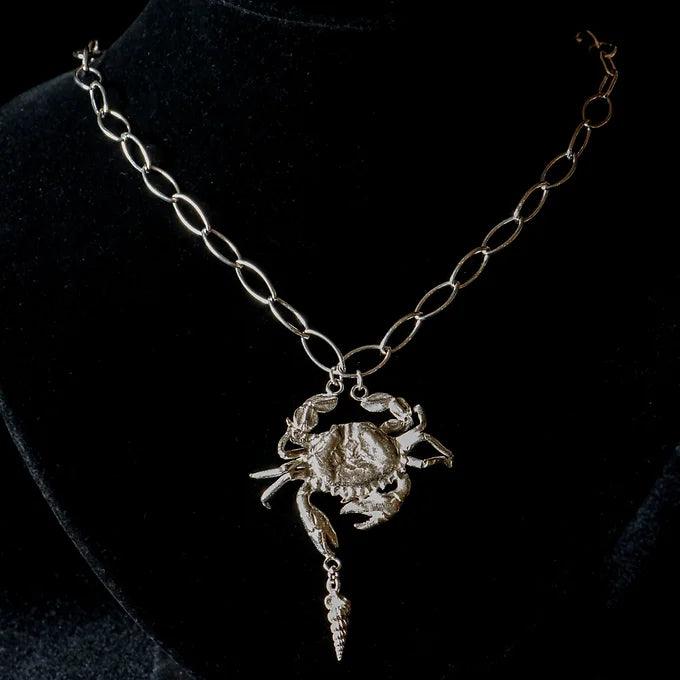 Crab Necklace - Gilded Kea Jewellery