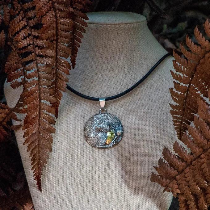 Kiwi medal - Gilded Kea Jewellery