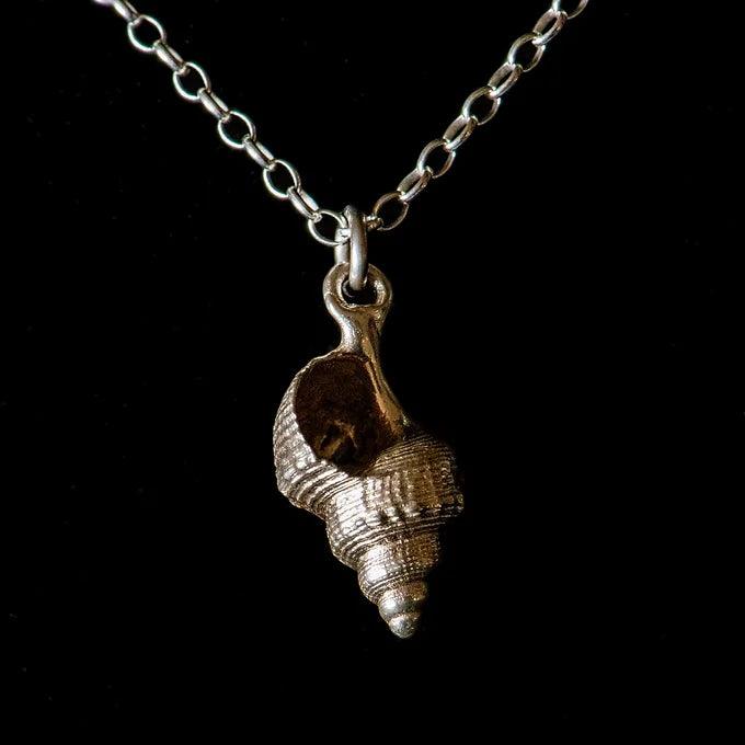 Sea Snail Shell Pendant - Gilded Kea Jewellery