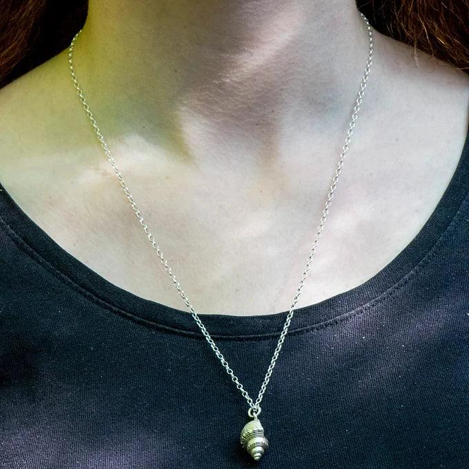 Sea Snail Shell Pendant - Gilded Kea Jewellery