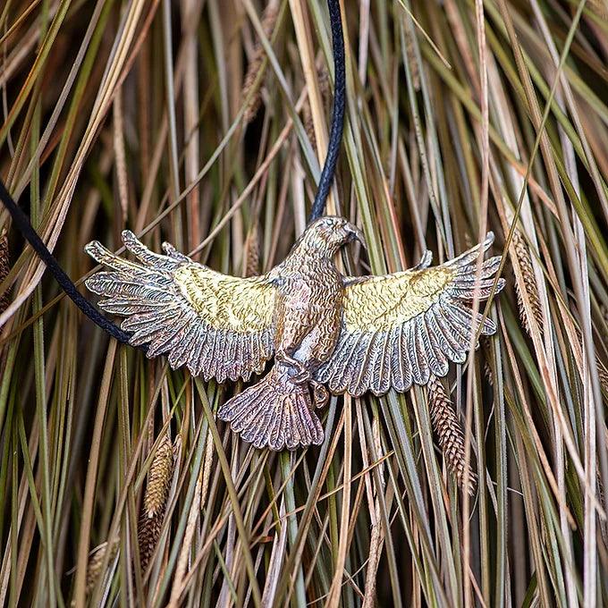 Kea Pendant - Gilded Kea Jewellery 