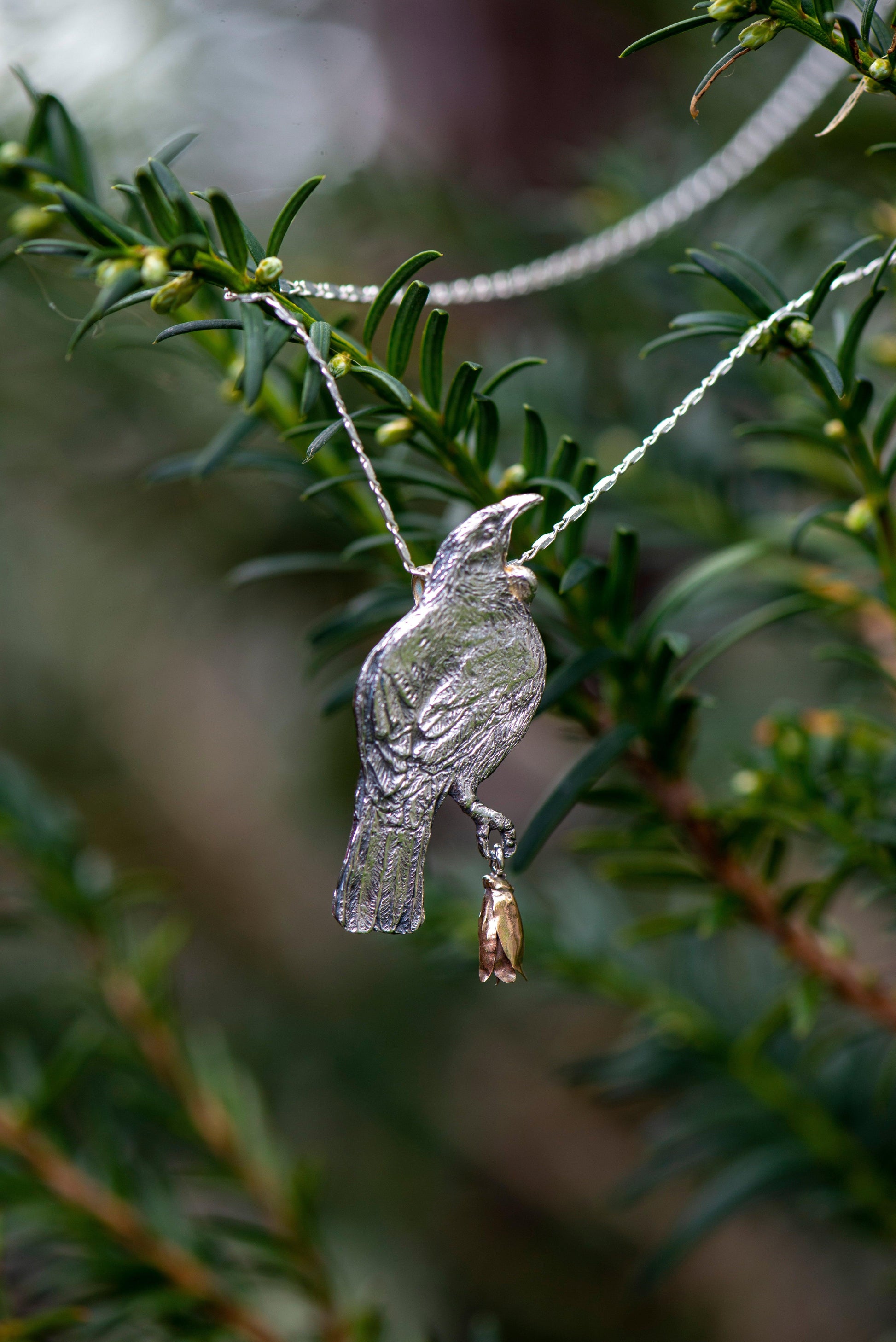 Tui Pendant - Gilded Kea Jewellery 