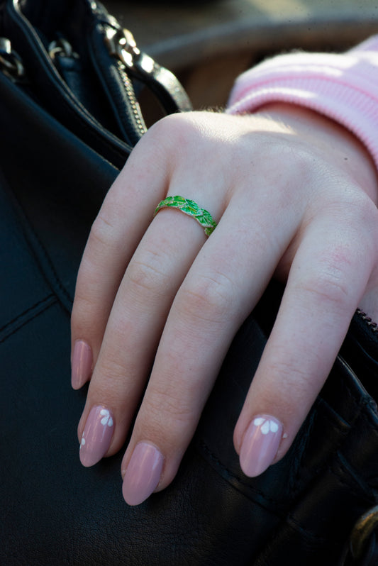 Leaf Band Ring