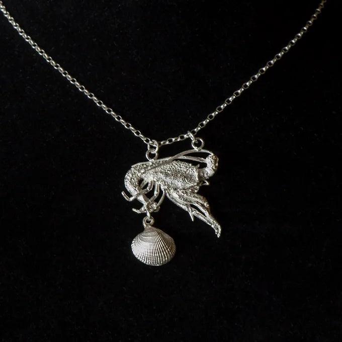 Crayfish necklace - Gilded Kea Jewellery 