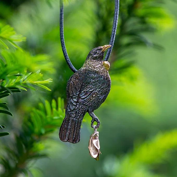 Tui Pendant - Gilded Kea Jewellery 