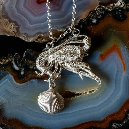 Crayfish necklace - Gilded Kea Jewellery 